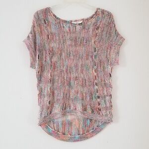 Kirra Junior destroyed knit sleeveless Top